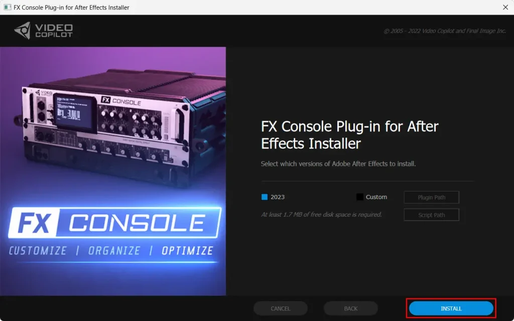 FX Consoleインストール2