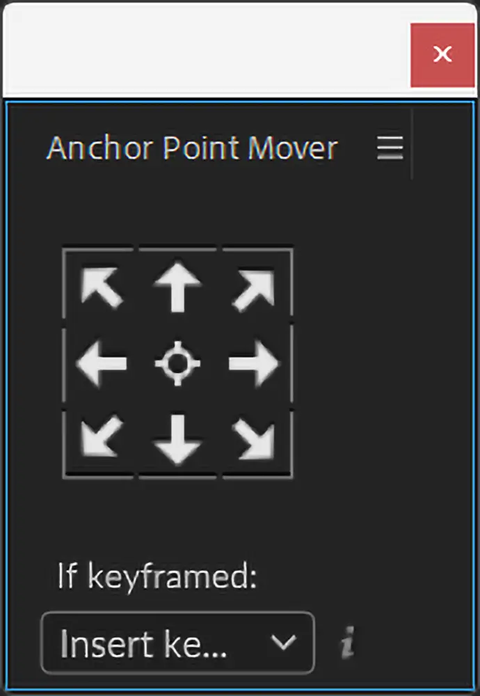 Anchor Point Moverパネル