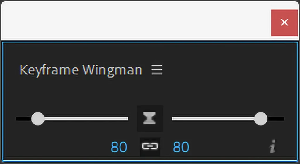 Keyframe Wingmanパネル