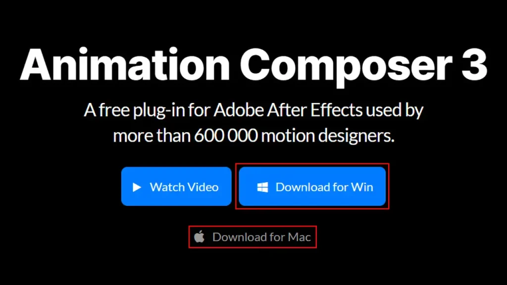 Animation Composer3のWindowsOS版もしくはMacOS版をダウンロード