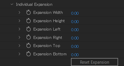 Individual Expansionプロパティ