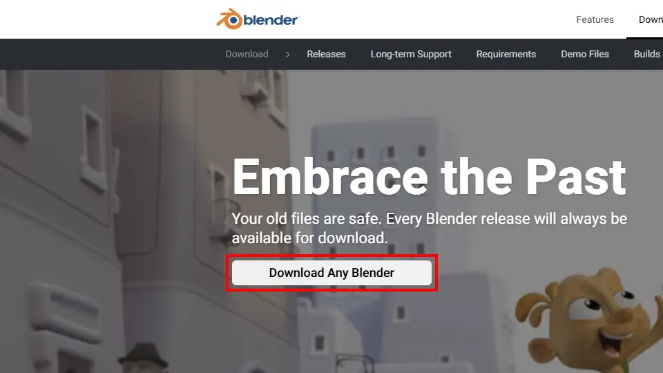 Download Any Blenderをクリック